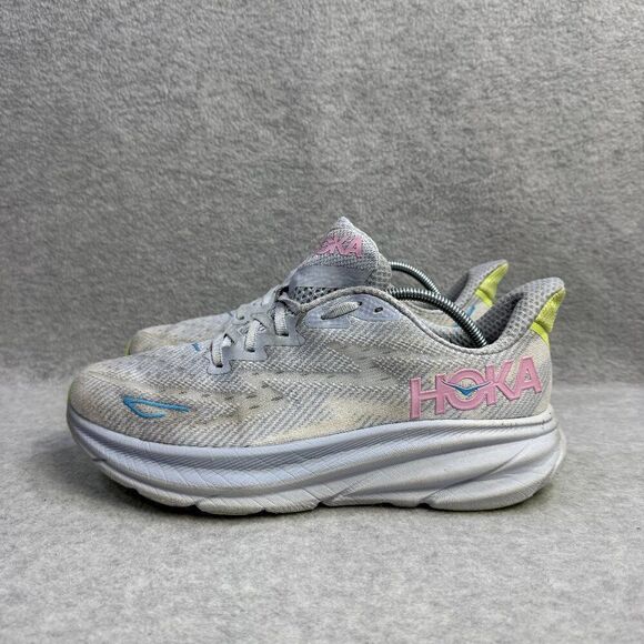 Hoka One One Shoes - Hoka One One Womens Shoes Size 9.5 Clifton 9 Blue Running Sneakers 1127896 GLLS
